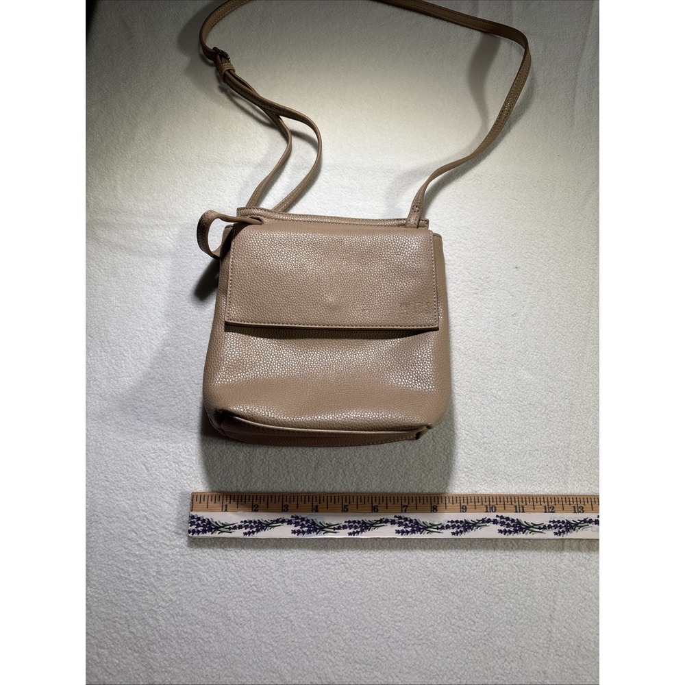 Charleston Bag Leather Crossbody purse bag Tan.